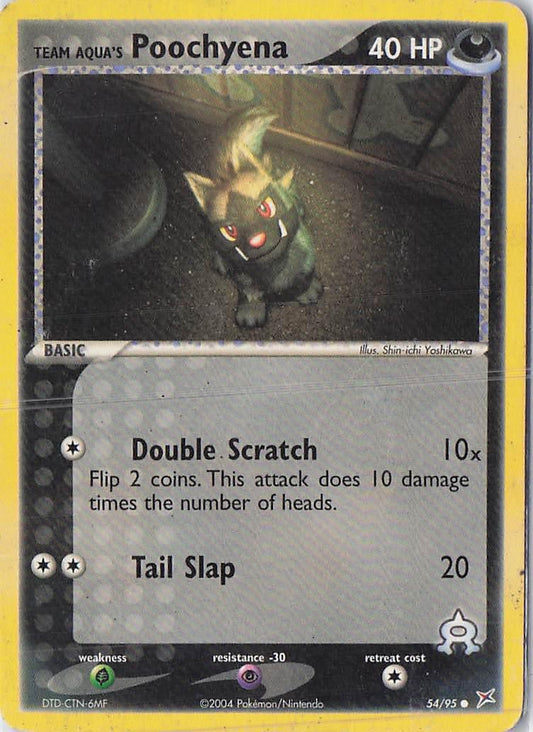 Team Aqua's Poochyena 54/95 (D)