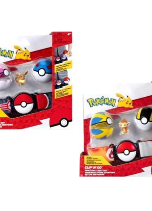 Pokemon - Clip 'N' Go Poke Ball Belt Set (Chimchar)