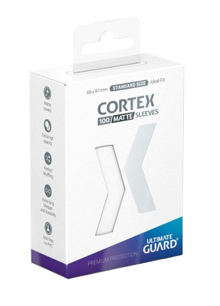 Ultimate Guard - White Matte Cortex Sleeves Standard Size (100)