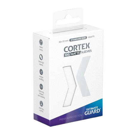 Ultimate Guard - White Matte Cortex Sleeves Standard Size (100)
