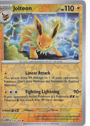 Jolteon 135/165 (RH)