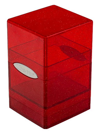 Ultra Pro - Glitter Red Satin Tower Deck Box