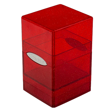 Ultra Pro - Glitter Red Satin Tower Deck Box