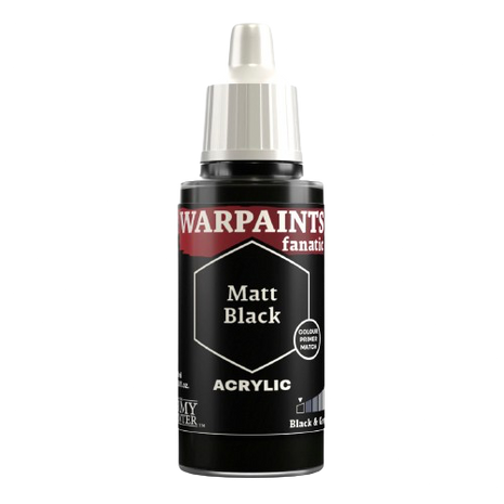 The Army Painter - Warpaints Fanatic Acrylic: Matt Black