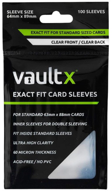 Vault X - Exact Fit Sleeves (100)