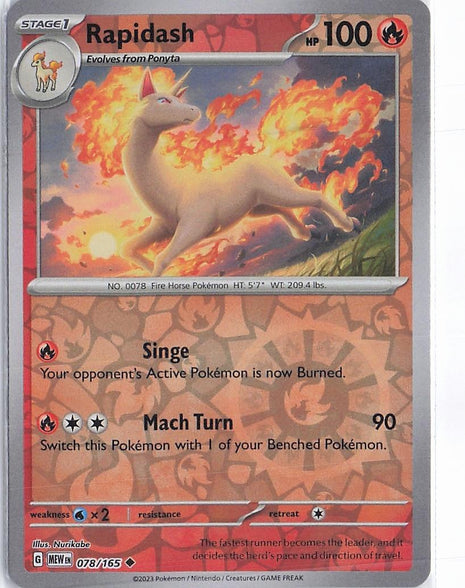 Rapidash 078/165 (RH)