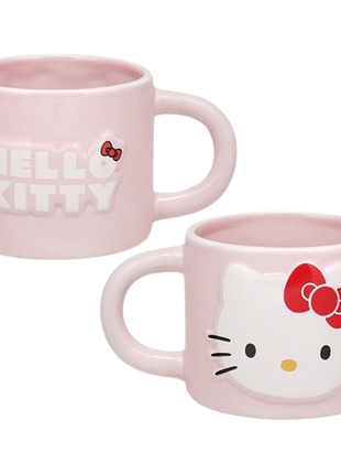 Hello Kitty - Hello Kitty Pink Embossed Mug