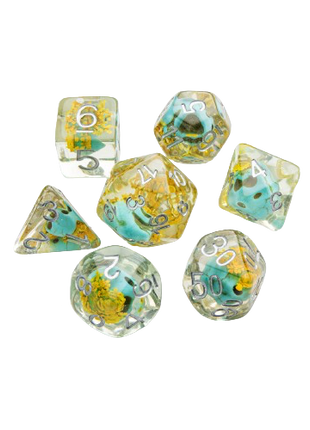 Gamegenic - Embraced Series: Green Skull RPG Dice Set