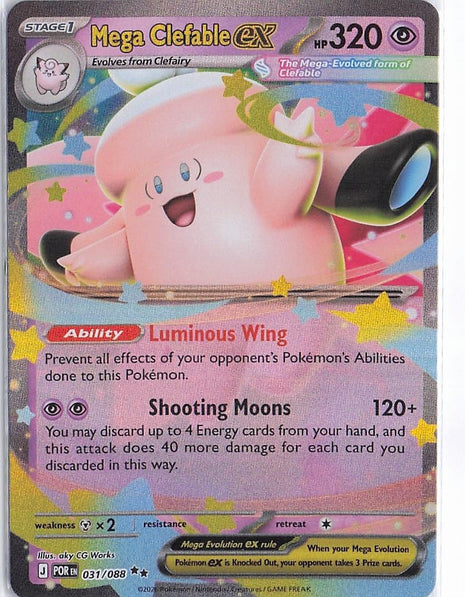 Mega Clefable ex 031/088