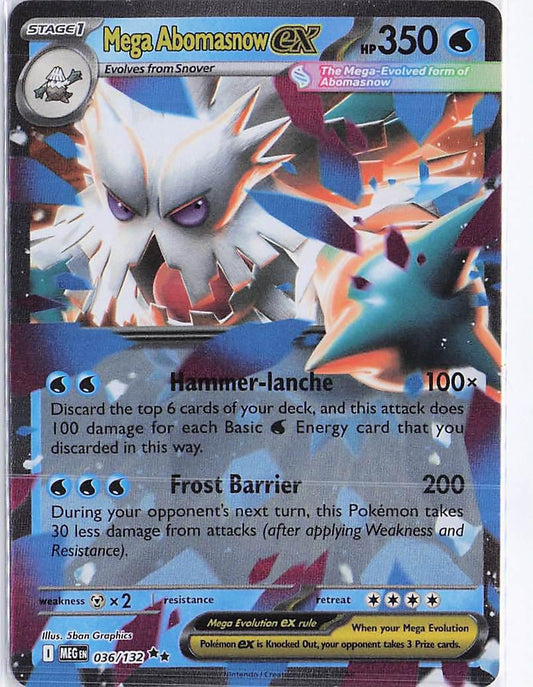 Mega Abomasnow ex 036/132