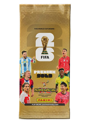 FIFA World Cup 2026 - Adrenalyn XL Official Trading Cards: Premium Gold Packs