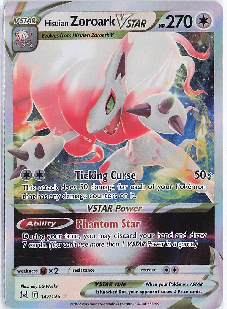 Hisuian Zoroark VSTAR 147/196