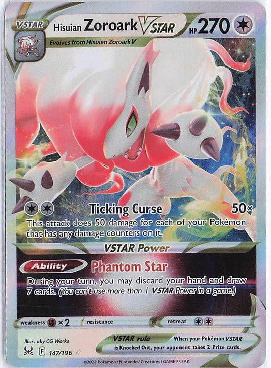 Hisuian Zoroark VSTAR 147/196