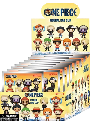 One Piece - Netflix Live Action Series 1: 3D Character Bag Clip Blind Bag