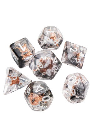 Gamegenic - Shield & Weapons Embraced Series RPG Dice Set