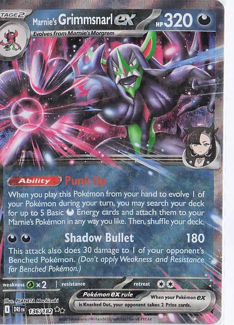 Marnie’s Grimmsnarl ex 136/182