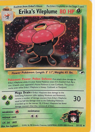 Erika’s Vileplume 5/132 (H)