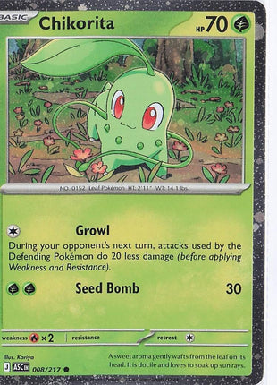 Chikorita 008/217 (Cosmic)