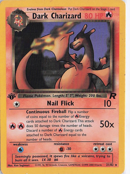 Dark Charizard 21/82 (1st)