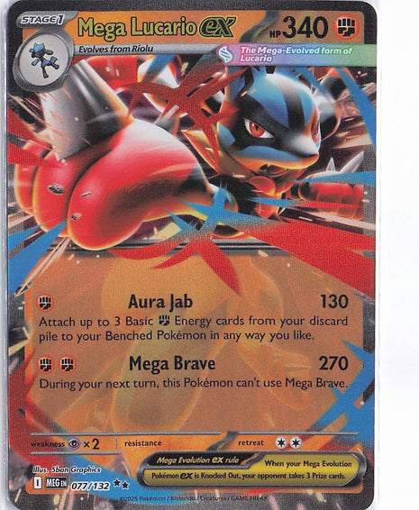 Mega Lucario ex 077/132