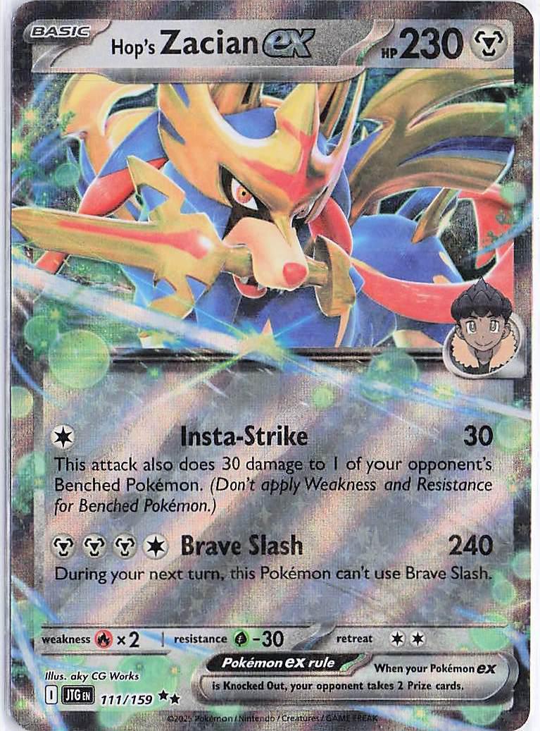 Hop’s Zacian ex 111/159