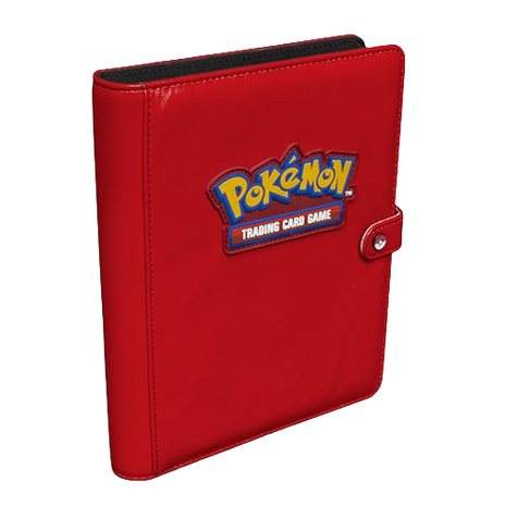 Pokemon - Ultra Pro: Premium Red Snap 4 Pocket Binder