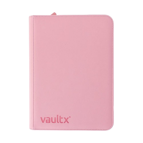 Vault X - Pink 9 Pocket Zip Binder
