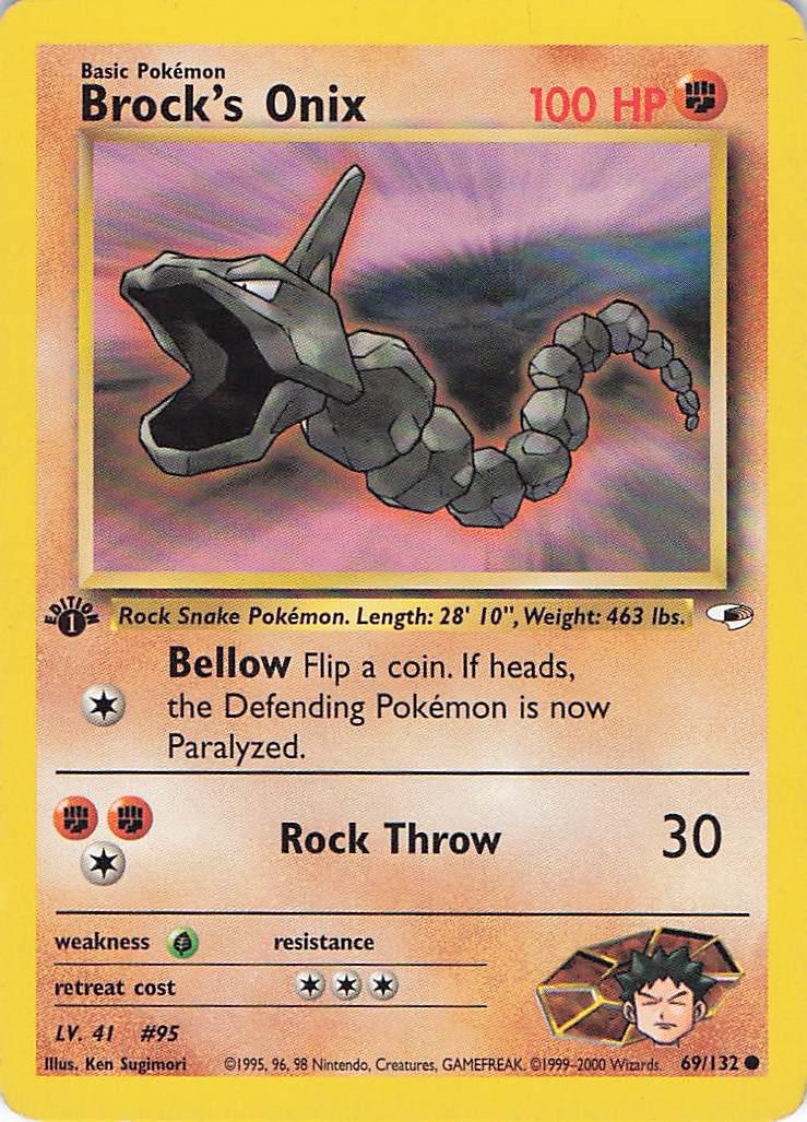 Brock’s Onix 69/132 1st