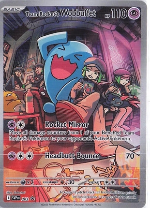 Team Rocket's Wobbuffet SVP203