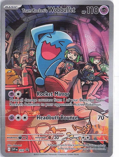 Team Rocket's Wobbuffet SVP203