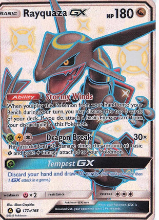 Rayquaza GX 177a/168