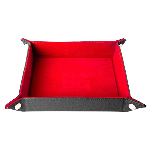 FanRoll - Red Fold Up Velvet Dice Tray