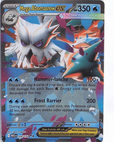 Mega Abomasnow ex 036/132