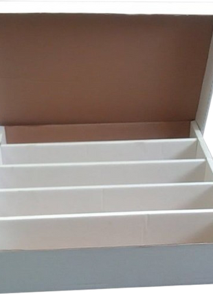 Cardboard Storage Bulk Box - 4000 Cards: White