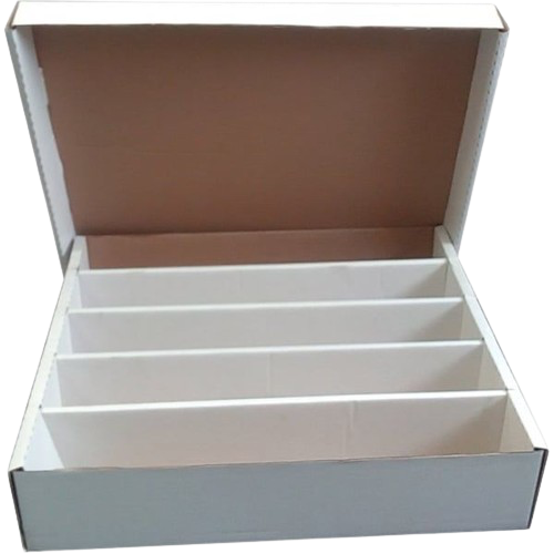 Cardboard Storage Box - 5000 Cards: White