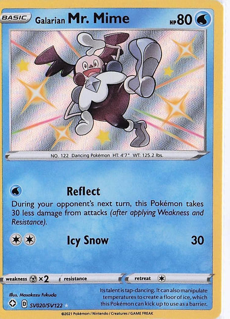 Galarian Mr. Mime SV020/SV122