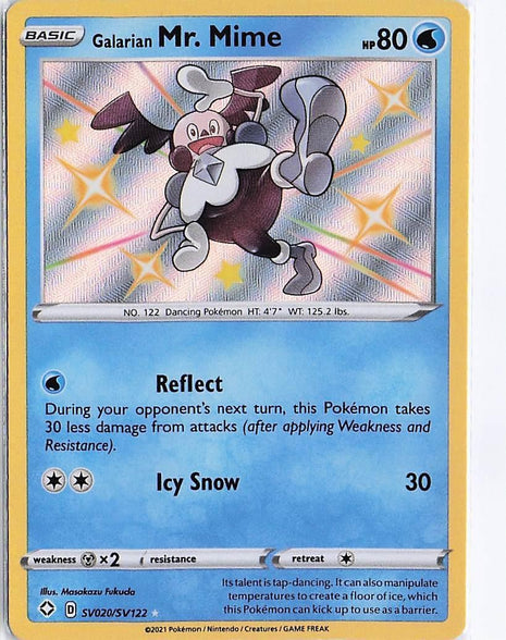 Galarian Mr. Mime SV020/SV122