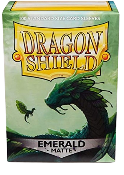 Dragon Shield - Matte Emerald Sleeves (100)