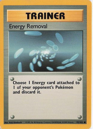 Energy Removal 92/102