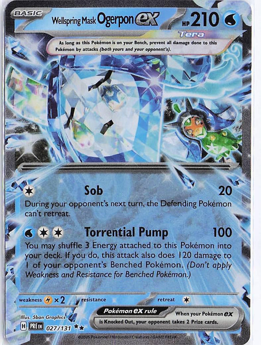 Wellspring Mask Ogerpon ex 027/131