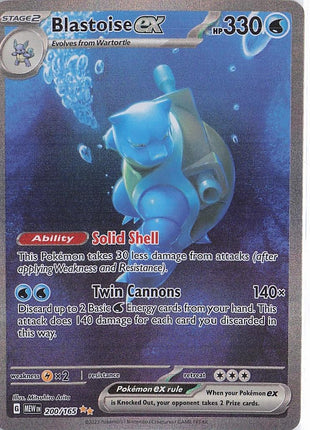 Blastoise ex 200/165