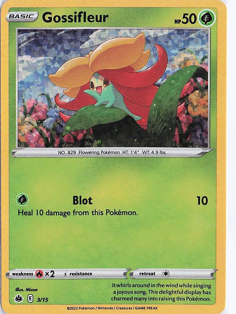 Gossifleur 3/15 (H)