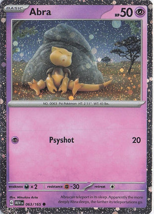 Abra 063/165 (Cosmic Holo)