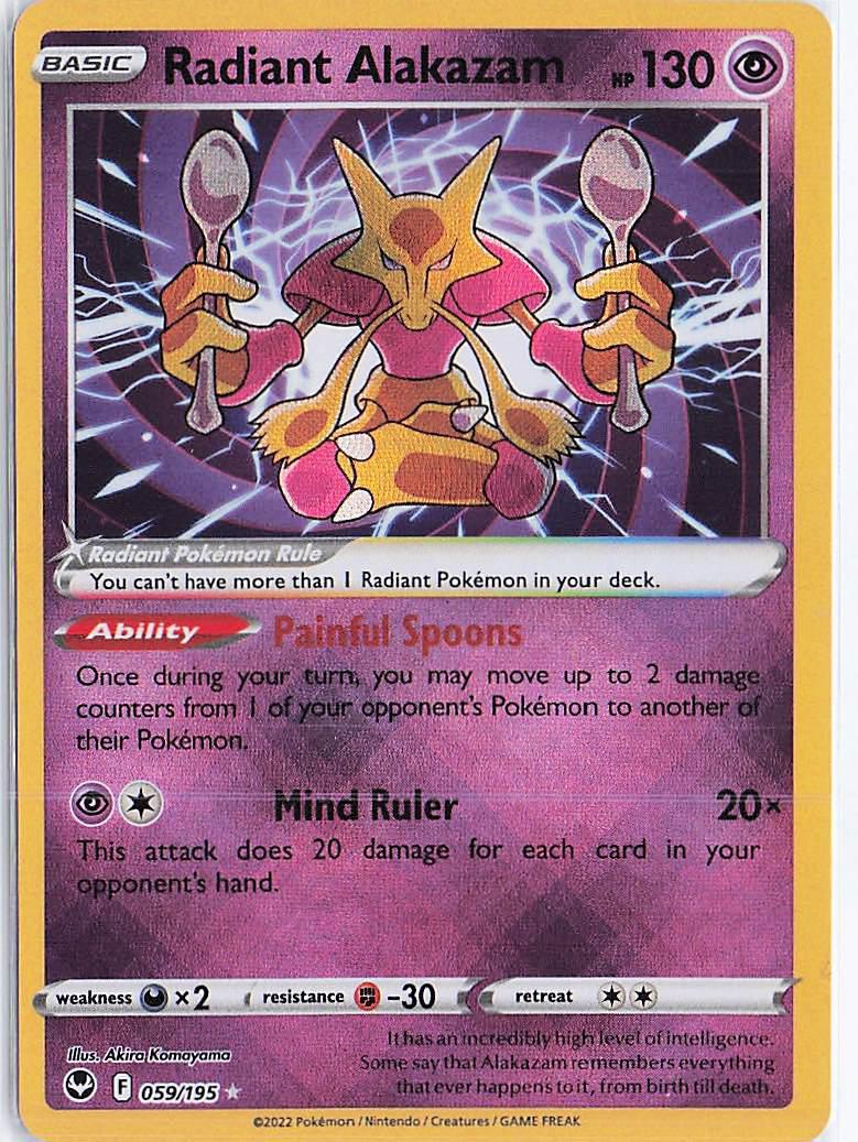 Radiant Alakazam 059/195