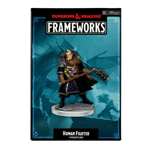 Dungeons & Dragons - Frameworks: Human Fighter Miniature