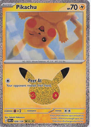 Pikachu 026/128 (H)
