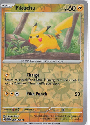 Pikachu 025/165 (RH)