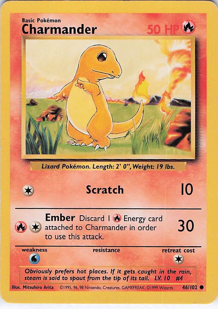 Charmander 46/102