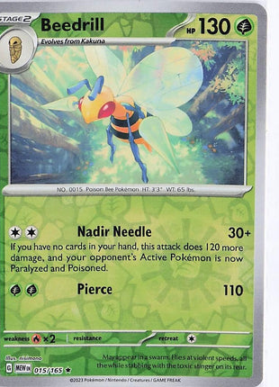 Beedrill 015/165 (RH)