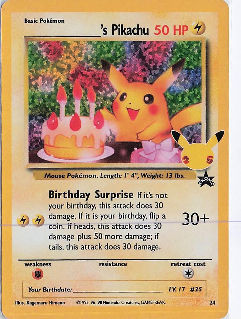 Birthday Pikachu 24